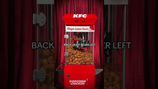popcorn chicken is back 🔥 come get it while it's hot