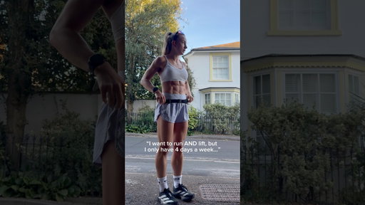Hybrid training but make it ✨realistic✨ #running #hybridtraining #hybridathlete