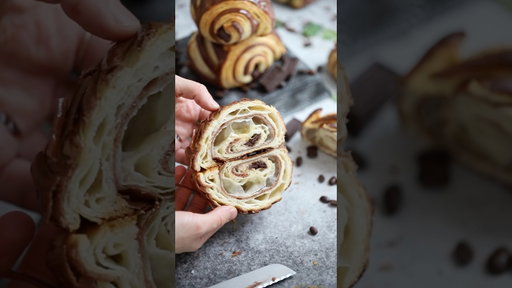 A popular treat from my cookbook, Pain au Chocolat 🍫 #food