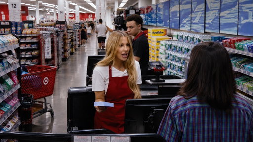 HIDDEN CAMERA PRANKING STRANGERS IN A NEW YORK CITY GROCERY STORE..