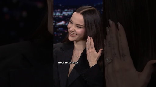 #DoveCameron & #DamianoDavid are engaged! 💍 #FallonTonight