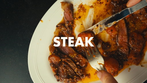 Cooking a Steak with Tomato Chili Crisp