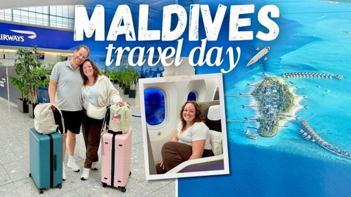 TRAVEL DAY VLOG: MALDIVES! 🇲🇻 British Airways Business Class Heathrow to Malé ✈️ Royal Island 🏝️ AD