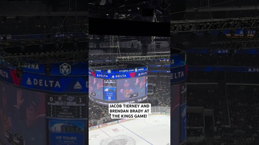 The creators of Heated Rivalry at a hockey game? Likely place for them to be #lakings #heatedrivalry