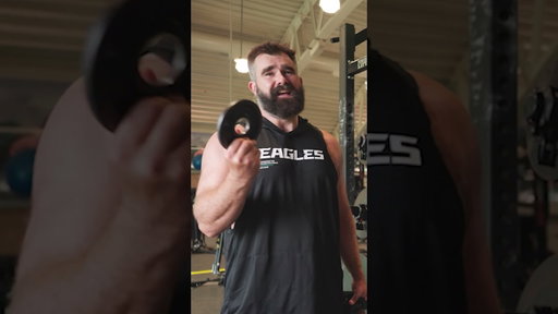 Jason Kelce attempts to squat 505 pounds #shorts