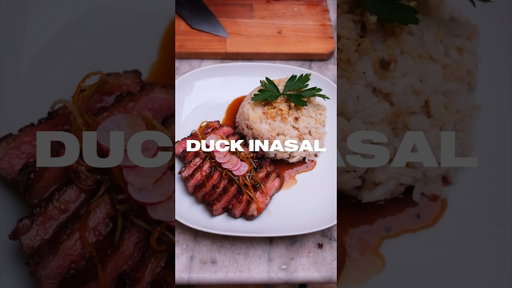 French classic Duck à l’Orange… but with an added Filipino twist. 🦆🍊