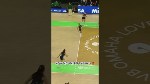 HOW DID SHE DO THAT?!  #lovb #volleyball #volleyballworld