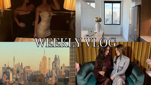 weekly vlog: wicked premiere, holiday parties, unboxing & girls night out!