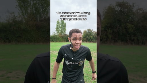 Strange refereeing performance... #arsenal #football #premierleague #comedyskit