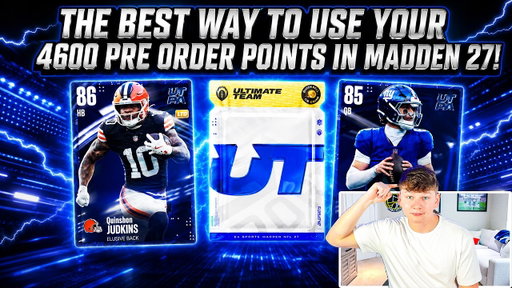 THE BEST WAY TO USE YOUR 4600 MUT 27 PRE ORDER POINTS!