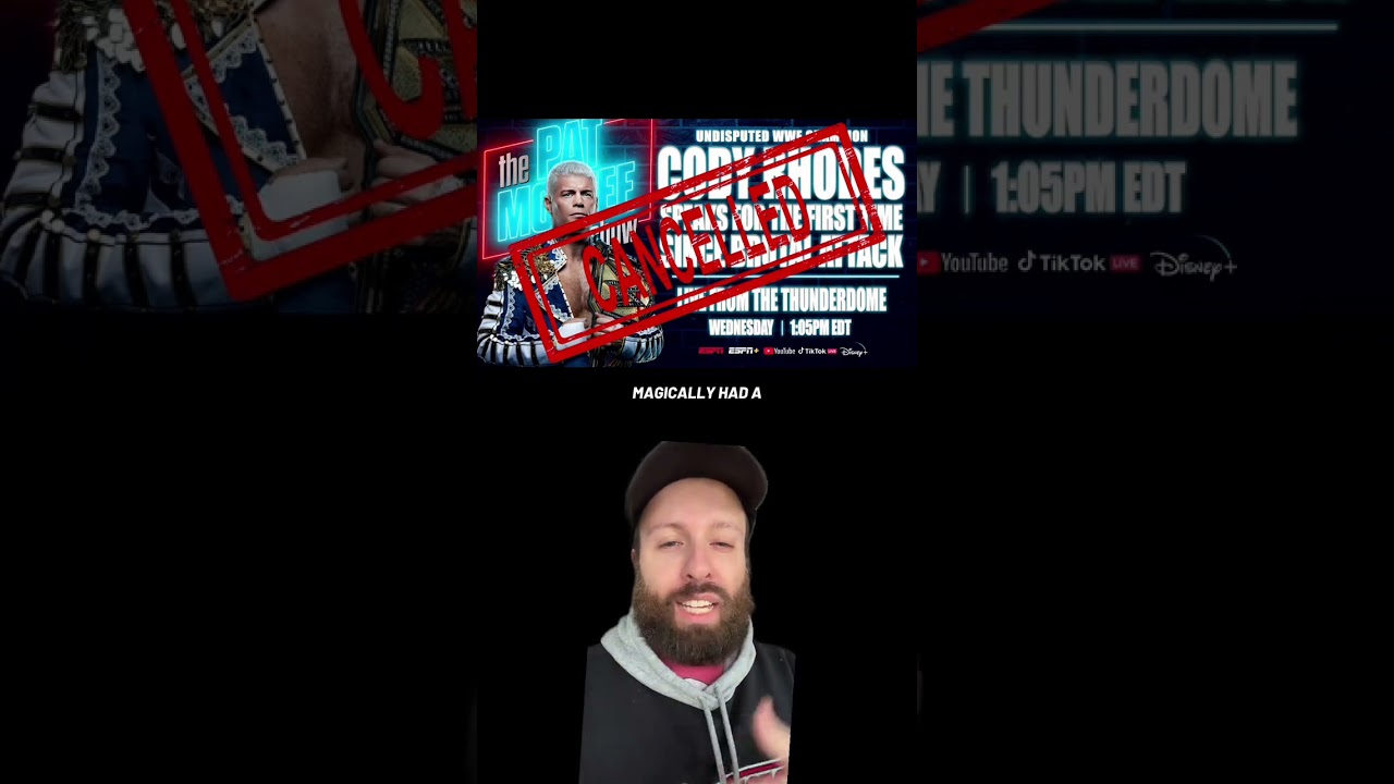 What happened to Cody Rhodes going on The Pat McAfee show