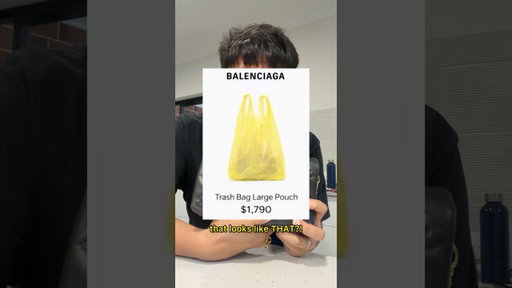 $1700 PLASTIC BAG?!