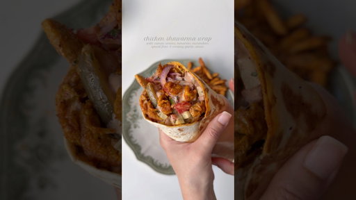 Chicken Shawarma wrap 🌯￼