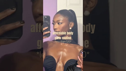 I love a good glowy body routine and the glow doesn’t have to break the bank! #bodycareroutine
