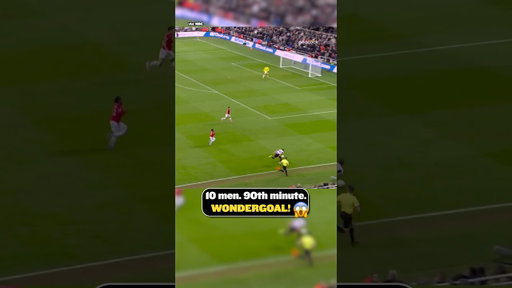 10 men. 90th minute. WONDERGOAL! 😱