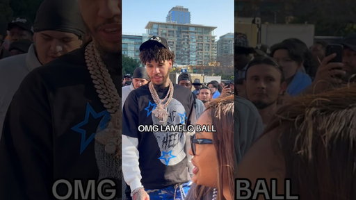 Lamelo Ball has arrived for All Star Weekend 🏀⭐️