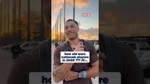 How Old Were Nationals Players In 2005??? 👶🦕