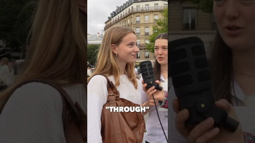 Paris Speaks English #french #english #funny #accent #streetinterview