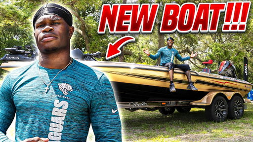 Travis Hunter's New FULLY CUSTOM 1 OF 1 Boat!! (Bass Cat Jaguar STS 2026)