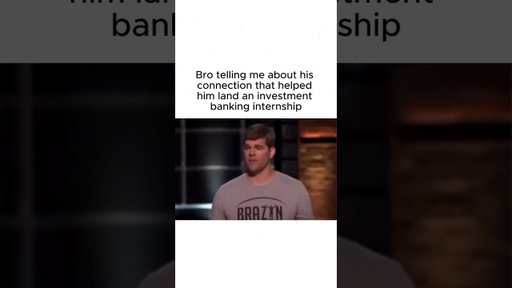 Nothing suspicious at all 😂😂😂 #nepotism #investmentbanking