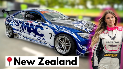 Drifting 1000HP Professional Drift car In New Zealand