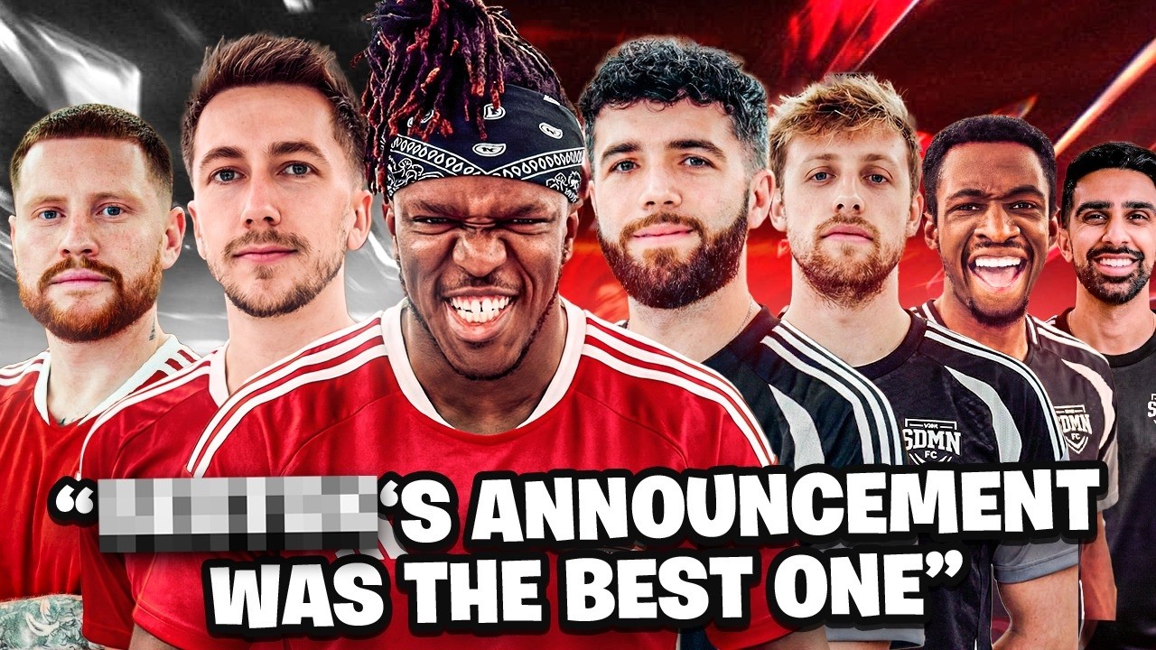 SIDEMEN ANNOUNCE TEAMS FOR THE CHARITY MATCH!