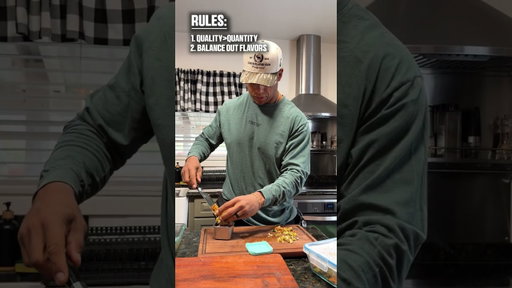 Food rules as a 35 year old dad cooking for his family 🍽️ #flavorrules #cusocuts