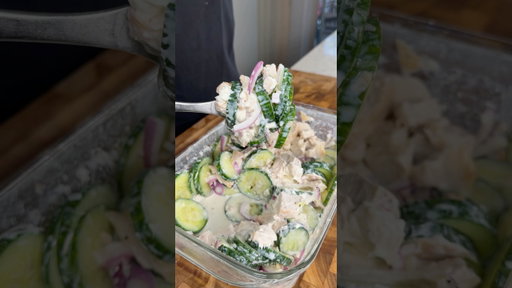 Creamy Cucumber Salad 🥒
