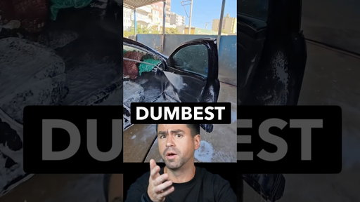 Why would you clean your car like this?! 🧼