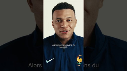 Ensemble, jouons du bon côté ! 🤝#mbappe #mbock