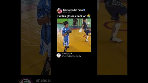 Put his glasses back on 😭 (@adham.coach)
