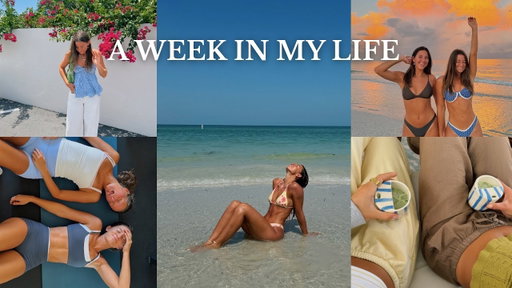 week in my life in florida: beach days, scrapbooking, sunrises