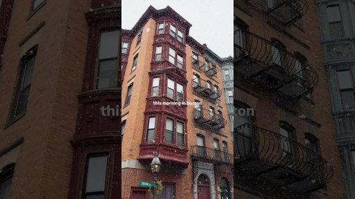 snow day in boston massachusetts