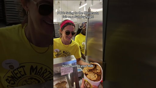 POV: The Minnesota STATE fair on a Sunday night Alone