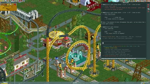 We let AI play Rollercoaster Tycoon