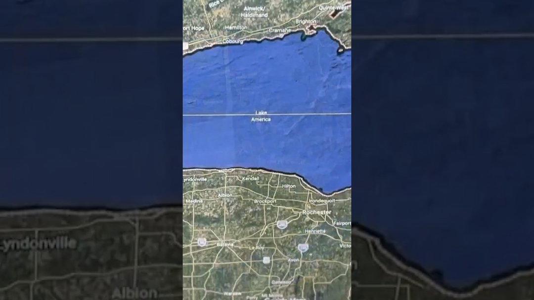 Google Maps changes Lake Ontario to 'Lake America'