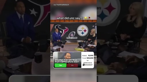 Stephen A Smoth caught lacking😭 #nfl #football #nflfootball #stephenasmith #sports #shorts