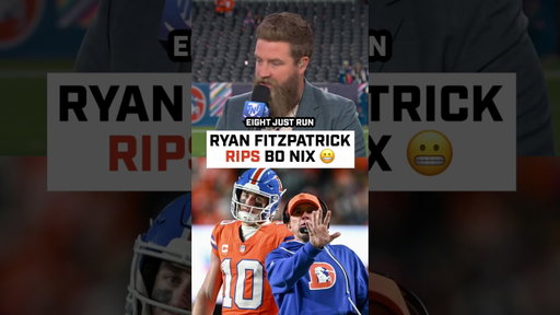 Ryan Fitzpatrick RIPS Bo Nix 😳