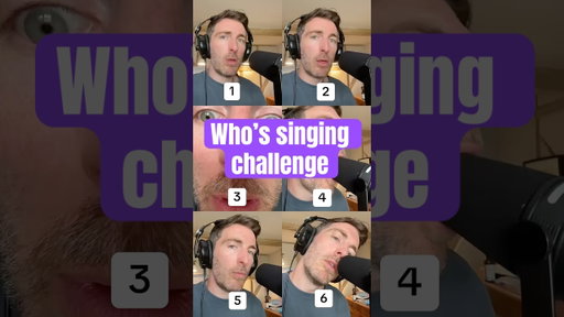 Which one is singing?