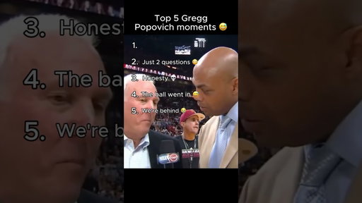 Top 5 Gregg Popovich moments 💀