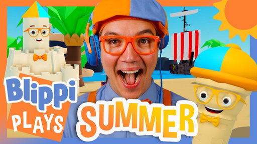 Summer Challenge! ☀️ Can I Find ALL the Summer Blippis? 🎮 Video Games for Kids