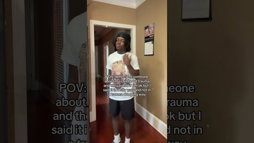 POV: When I tell someone about my trauma and they ask if I’m ok #youtubeshorts #funny