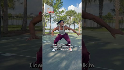 All that mixed signals shi is aggravating 😭💔 #shorts #relatable #basketball