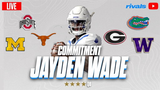 Jayden Wade LIVE COMMITMENT | No. 1 QB Chooses Between Michigan, UGA, Texas, UF, OSU, Oregon & UW