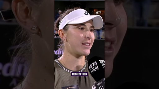 To: Ons Jabeur 💌 From: Belinda Bencic ❤️#CharlestonOpen #BelindaBencic #WTA #Interview #Tennis