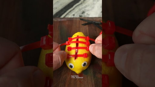 No way this worked on a lime #diy #lifehack #asmr