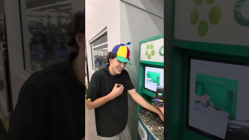 I put 8,000 Nickels in a CoinStar🤣