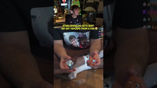 Stable Ronaldo got sent FAKE TapCaps 😭🥀