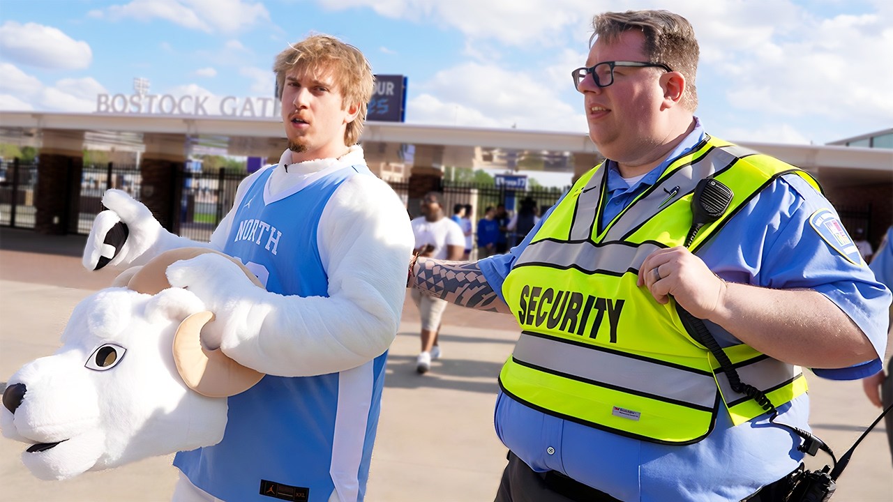 UNC Mascot Trolls Duke!