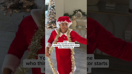 Who else is team Christmas Tree and decor in November? 🤭🤭🤭 #coupleshumor